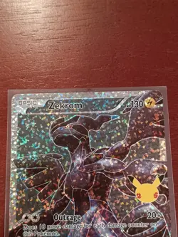 Pokemon TCG Zekrom Celebrations Classic Collection Holo Card 114/114 - Image 2