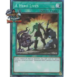 Yugioh! 1x A Hero Lives RA04-EN087 Collector's Rare 1st Ed NM - Image 1