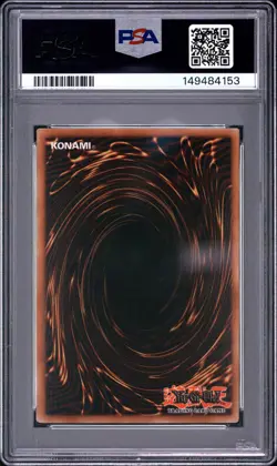 2002 YU-GI-OH! STARTER DECK: KAIBA 1ST EDITION #033 TRAP HOLE PSA 9 - Image 2
