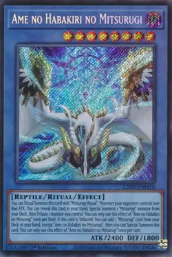 Ame no Habakiri no Mitsurugi (Secret Rare) [L26D - L26D-ENM10] - Image 1