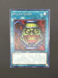 Yugioh NM Pot of Greed LOB-EN119 Legend of Blue Eyes 25th Anniversary - Image 3