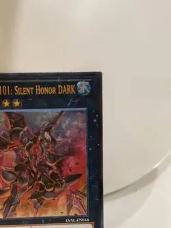 Yugioh Number C101: Silent Honor DARK LVAL-EN046 1st Edition Ultimate Rare NM - Image 3