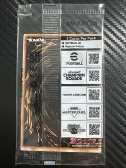 Rescue Rabbit + Neymar Jr - 2025 eFootball Promo Set - Yugioh OTS SEALED - Image 5