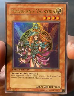 Yugioh Magician's Valkyria Shonen Jump Ultra Rare Holo Limited JUMP-EN009 LP - Image 1