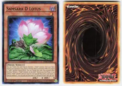 Samsara D Lotus PHNI-EN003 Super Rare Phantom Nightmare Yu-Gi-Oh Near Mint - Image 1