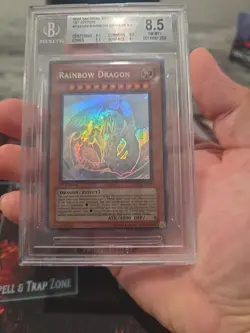 Yu-Gi-Oh! Rainbow Dragon (Ghost Rare) TAEV-EN006 1st Edition BGS 8.5 - Image 1