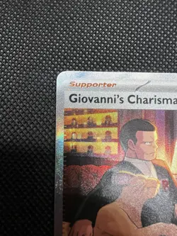 Giovanni’s Charisma 207/165 - SAR - SV151 - Pokemon TCG - Full Art Trainer Card - Image 3