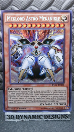 | Yugioh Meklord Astro Mekanikle LC5D-EN161 1st Edition Secret Rare NM 🔥 | - Image 1