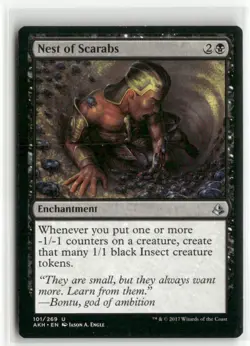 Nest of Scarabs Amonkhet MTG Lightly Played - Image 1
