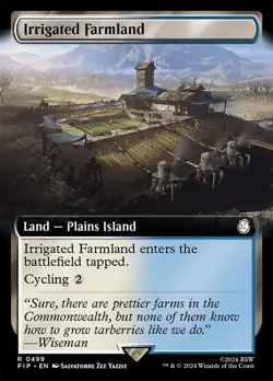 Irrigated Farmland Extended Art Foil - PIP 0499 - NM - MTG Magic - Image 1