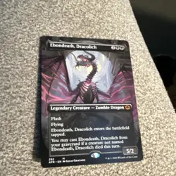Wizards of the Coast MTG Ebondeath, Dracolich AFR Mythic 292 English 2021 - Image 1