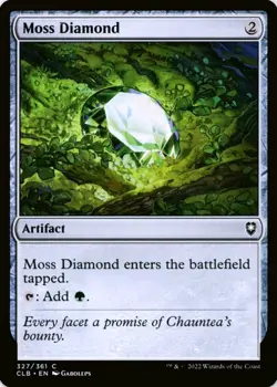 X 1 Moss Diamond NM-M CLB 327 MTG Magic The Gathering - Image 1