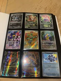 Pokemon Binder Collection Lot Of 71 Cards Rares Holos Lot - Image 1