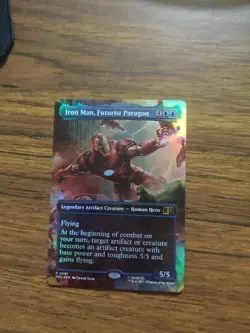 Iron Man, Futurist Paragon (Borderless) Commander: Marvel Super Heroes Foil - Image 1