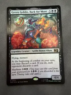 Green Goblin, Back for More Commander: Marvel Super Heroes Foil - Image 1