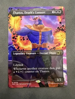 Thanos, Death's Consort (Borderless) Commander: Marvel Super Heroes Regular - Image 1