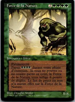 Force of Nature FBB French Magic: The Gathering Heavily Played - Image 1