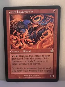 Grim Lavamancer - Torment - MTG - Rare - Original Jim Nelson Art - NM/LP - Image 1