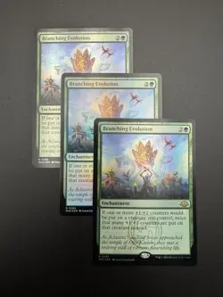 MTG; Modern Horizons 3; Branching Evolution Foil; 3X; NM; Unplayed - Image 1