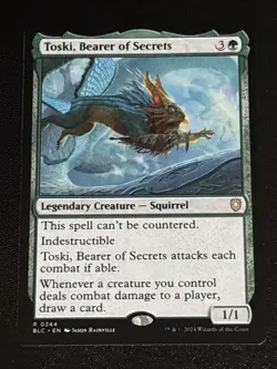MTG Commander: Bloomburrow Toski, Bearer of Secrets 0244 NM Rare - Image 1