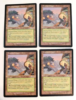 Magic The Gathering Treetop Village 4x Urza's Legacy Mtg LP - Image 1