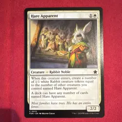MTG Hare Apparent Foundations EN White Common Regular Creature 2/2 - Image 1