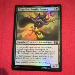 MTG Tippy-Toe, Terrific Partner foil 0734 Uncommon EN Green 2/4 3G - Image 1