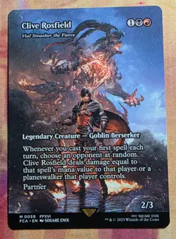 Clive Rosfield - Vial Smasher the Fierce (Showcase) MTG Final Fantasy (FCA) (NM) - Image 1