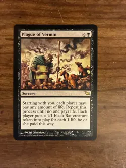 Plague of Vermin - Shadowmoor MTG Plus Bonus Rare!!! - Image 1