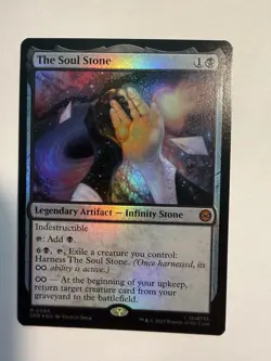 Soul Stone FOIL Marvel's Spider-Man MTG Magic Never Played - Image 2
