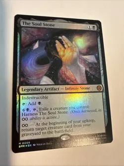 Soul Stone FOIL Marvel's Spider-Man MTG Magic Never Played - Image 4
