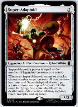 Super-Adaptoid 250 Rare Marvel Super Heroes Magic: The Gathering Near Mint - Image 1