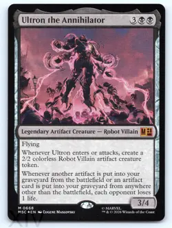 Ultron the Annihilator Magic: The Gathering Commander: Marvel Super Heroes Foil - Image 1