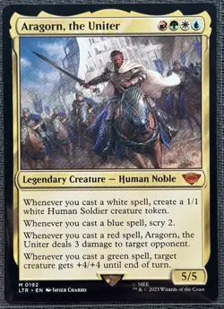 Aragorn, the Uniter [LTR - 192] - NM TCG MTG - Image 1