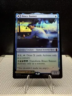 Bruce Banner / The Incredible Hulk Marvel Super Heroes Mythic Foil 0049 - Image 1