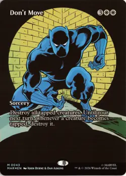 Don't Move (Borderless) FOIL 43 MAR Marvel Universe Eternal-Legal NM - Image 1