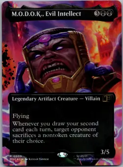 M.O.D.O.K., Evil Intellect (Borderless) 509 Marvel Super Heroes Foil NM - Image 1