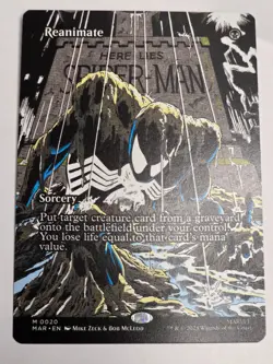MTG - Reanimate Borderless - Marvel Universe Spiderman - Image 1