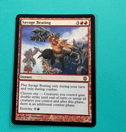 Savage Beating - Darksteel - MTG - Magic the Gathering - Image 1