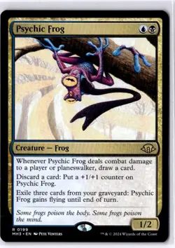 Psychic Frog Modern Horizons 3 Regular NM R 0199 - Image 1