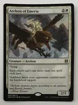 *foil* ARCHON OF EMERIA 004 Zendikar Rising MTG Magic - Image 1