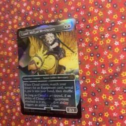 MTG Final Fantasy Cloud, Midgar Mercenary 0564 Borderless Foil Rare - Image 3