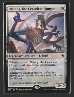 Ulamog, the Ceaseless Hunger - Battle for Zendikar (BFZ) - MTG Legendary Eldrazi - Image 1