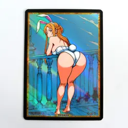 ASUNA Waifu Anime Card LIMITED 1/1 Custom TCG Holo Goddess Story ACG T09800 - Image 1