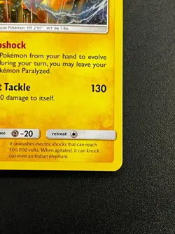 Raichu 41/147 - Burning Shadows Exclusive Cosmos Holo Rare Pokemon TCG Card LP - Image 3