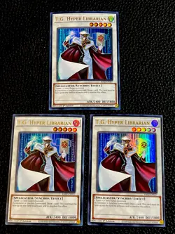 T.G. Hyper Librarian (X3) RA02-EN027 Yugioh 1st Edition Ultra Rare - Image 1