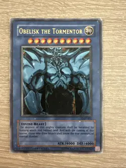 YuGiOh Obelisk the Tormentor GBI-002 Secret Rare Unlimited Duel Monsters Holo HP - Image 1