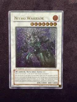 Yu-Gi-Oh! TCG Nitro Warrior TDGS-EN039 (1st Edition, Ultimate Rare) - LP - Image 2