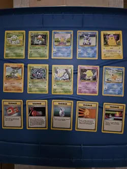 Near Mint 15 Cards 1999 Base Set Unlimited WOTC Pokemon Card Lot - Image 1