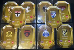 2026 SELECT FOOTY STARS HOBBY Gold Octane Lot Of 10 Cards Inc Cripps Darcy #/315 - Image 2